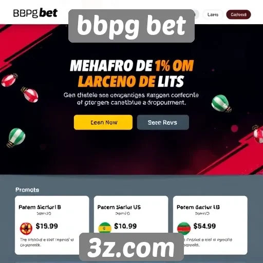 bbpg bet oferece promoções atrativas para novos usuários